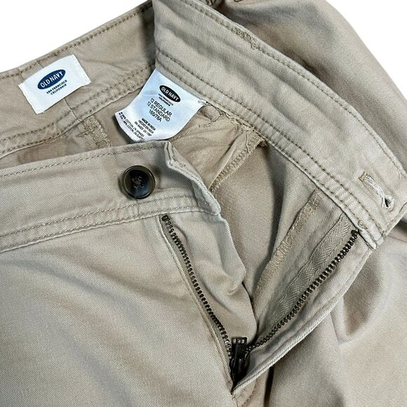 Old Navy Sweetheart Boot Cut Khaki Pants Size 12 - Picture 8 of 11